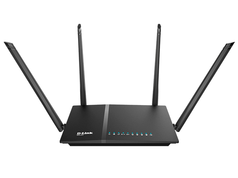 Маршрутизатор D-Link 802.11n DualBand Wireless Gigabit Router, with 4-ports 10/100/1000 Base-TX маршрутизатор AC1200 с USB-портом