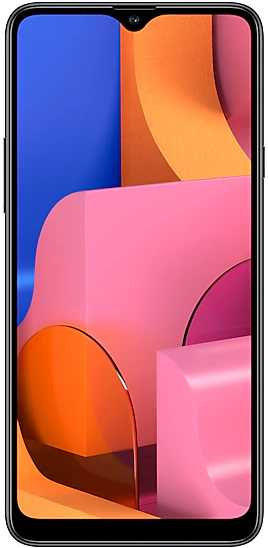 Смартфон Samsung SM-A207F Galaxy A20s 32Gb 3Gb черный моноблок 3G 4G 2Sim 6.5" 720x1560 Android 9 13Mpix 802.11 b/g/n GPS GSM900/1800 GSM1900 TouchSc MP3 microSD max512Gb