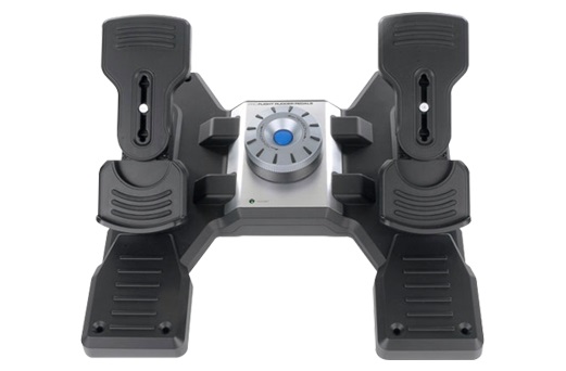 Контроллер игровой Logitech G Flight Rudder Pedals (педали управления рулём и ножным тормозом для авиасимуляторов)