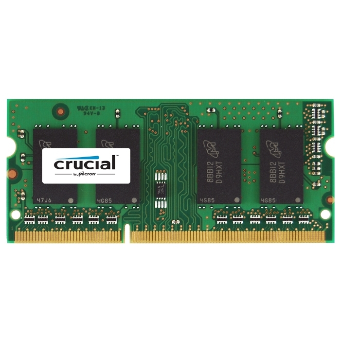 Crucial 2GB DDR3 1600 MT/s (PC3-12800) CL11 SODIMM 204pin 1.35V/1.5V