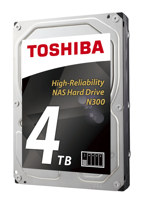 Накопитель на жестком магнитном диске TOSHIBA Жесткий диск TOSHIBA HDWQ140UZSVA/HDEXR01ZNA51F N300 High-Reliability Hard Drive 4TB 3,5" 7200RPM 128MB SATA-III