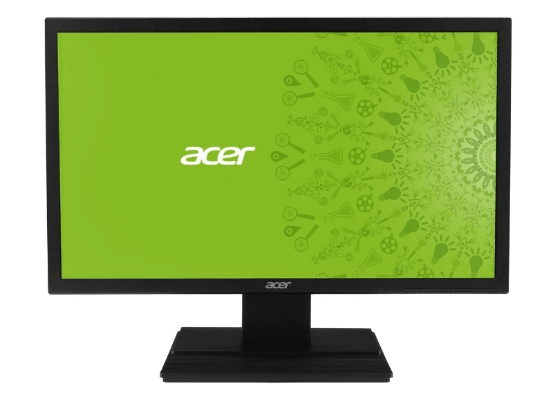 Монитор жидкокристаллический Acer Монитор LCD V206HQLbd 19.5'' [16:9] 1600х900(HD+) TN, nonGLARE, 250cd/m2, H170°/V160°, 100M:1, 5ms, VGA, DVI, Tilt, 3Y, Black