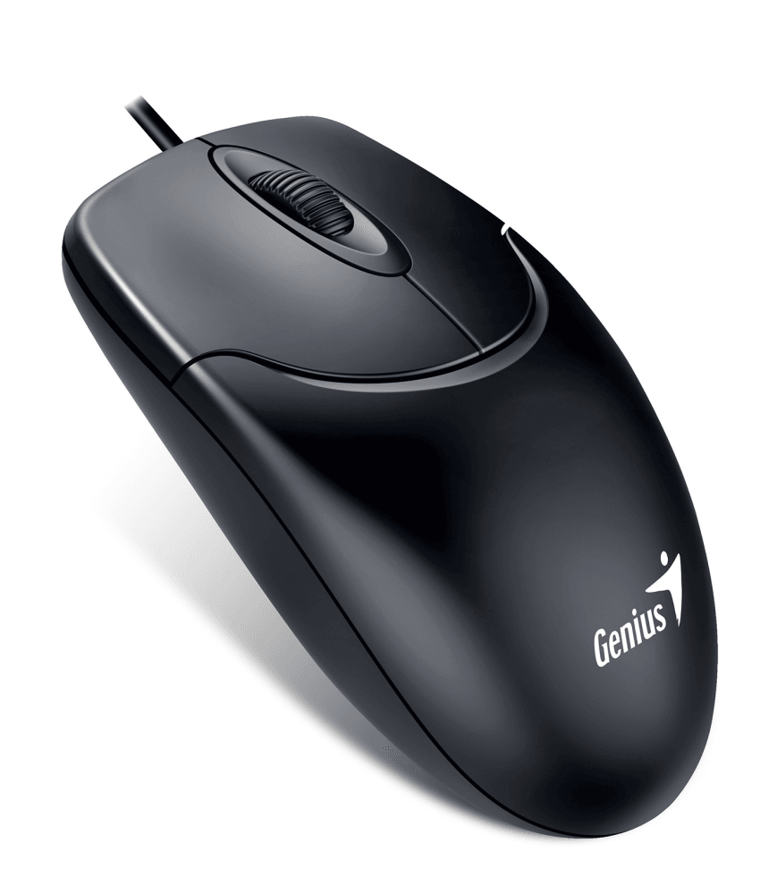 Мышь Genius NetScroll 120 V2, USB (чёрная, оптическая 1000dpi)