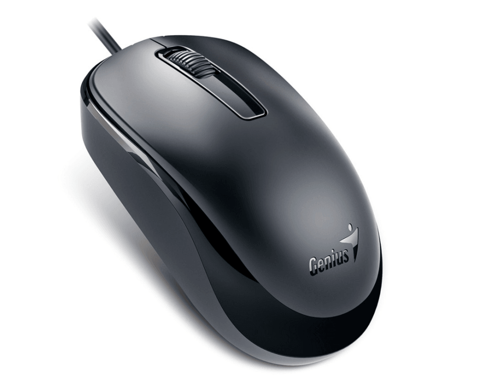Мышь Genius DX-125, USB (чёрная, оптическая 1000dpi)
