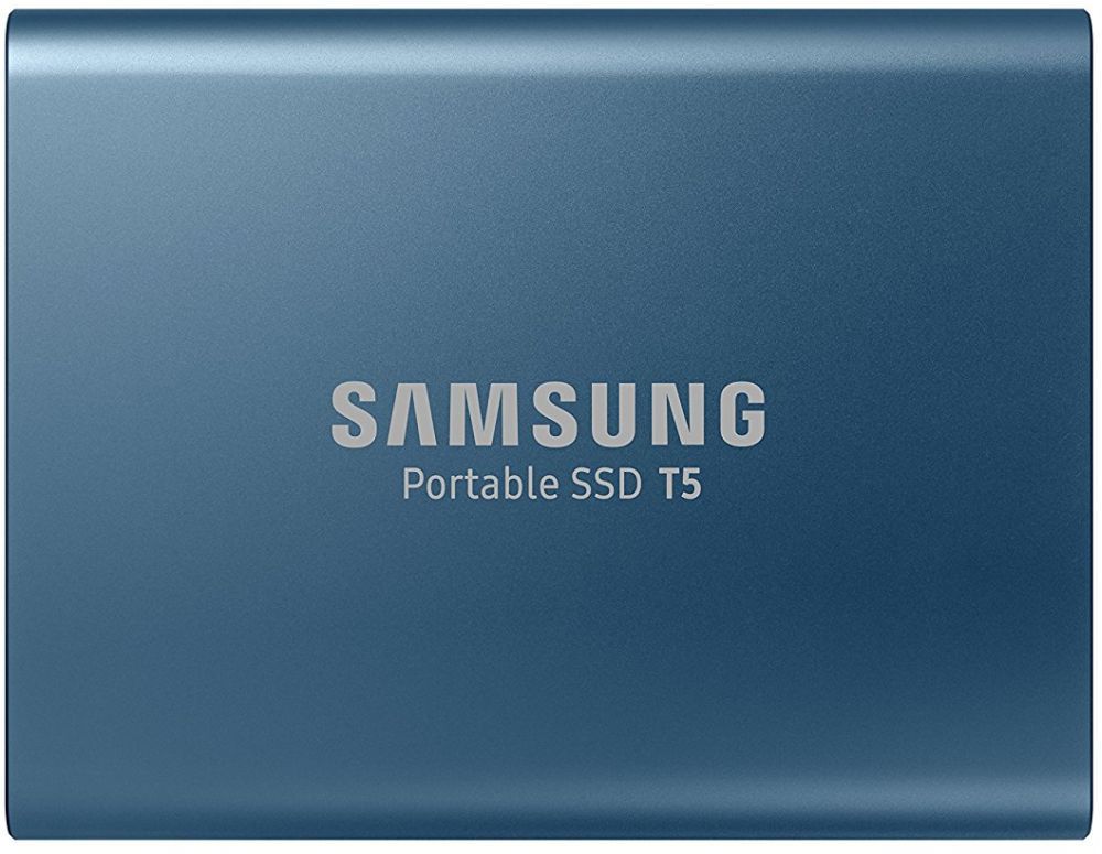 Накопитель SSD Samsung USB-C 500Gb MU-PA500B/WW T5 1.8" синий