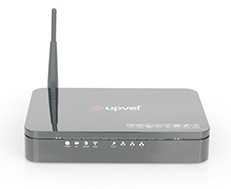 Роутер беспроводной Upvel UR-203AWP ADSL черный