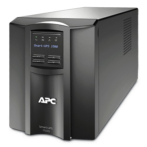 Источник бесперебойного питания APC Smart-UPS SMT, Line-Interactive, 1500VA / 1000W, Tower, IEC, LCD, USB, SmartSlot