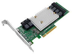 Microsemi Adaptec SmartHBA 2100-8i Single,8 internal ports,PCIe Gen3 ,x8,,RAID 0/1/10/5,,FlexConfig,