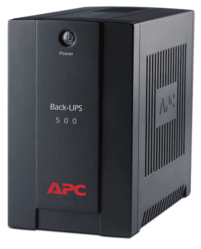 Источник бесперебойного питания APC Back-UPS BX, Интерактивная, 500 VA / 300 W, Tower, IEC