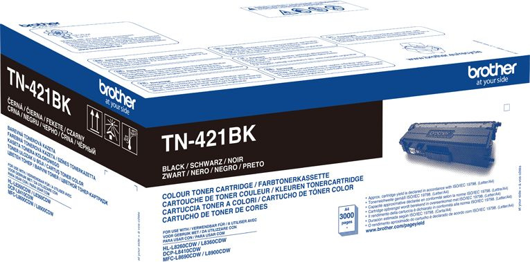 Картридж лазерный Brother TN-421BK черный (3000стр.) для Brother DCP-L8410/HL-L8260/MFC-L8690