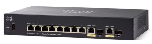 Cisco SG350-10MP 10-port Gigabit POE Managed Switch