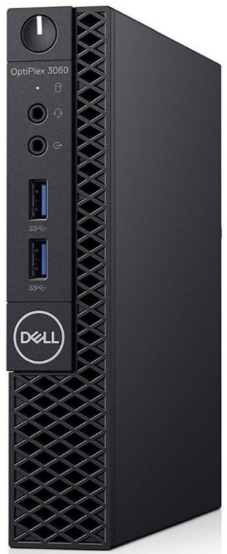 Dell Optiplex 3060 MFF Intel Core i3 8100T(3.1Ghz)/8192Mb/128SSDGb/noDVD/Int:Shared/BT/WiFi/war 1y/black/W10Pro + TPM