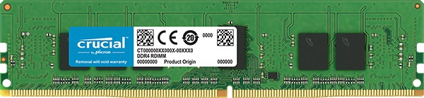 Память DDR4 Crucial CT4G4RFS8266 4Gb RDIMM ECC Reg PC4-21300 CL19 2666MHz