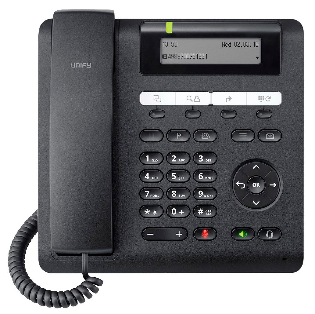 Телефон IP Unify OpenScape Desk Phone CP200T черный (L30250-F600-C435)
