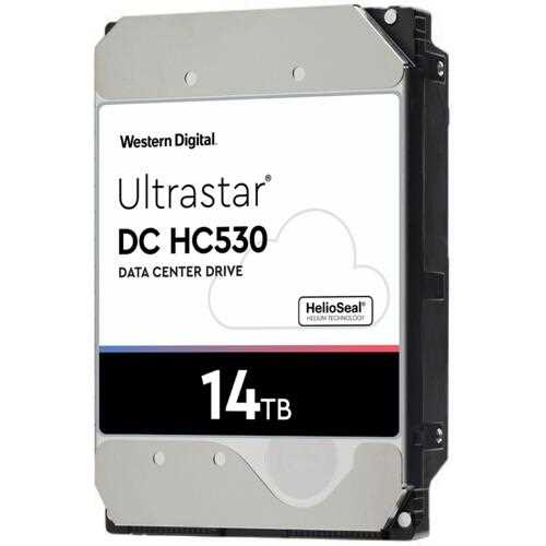 Накопитель на жестком магнитном диске WD Ultrastar DC HDD Server HE14 (3.5’’, 14TB, 512MB, 7200 RPM, SATA 6Gb/s, 512E SE)
