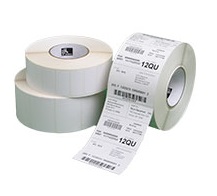 Label, Paper, 51x25mm. Thermal Transfer, Z-Select 2000T, Coated, Permanent Adhesive, 25mm Core, Perforation (2580 labels per roll)