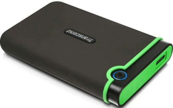 Жесткий диск Transcend USB 3.0 1Tb TS1TSJ25M3S StoreJet 25M3S (5400rpm) 2.5" серый