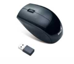 Комплект Genius беспроводной клавиатура + мышь KB-8000X, USB, Black, RU, 2.4GHz