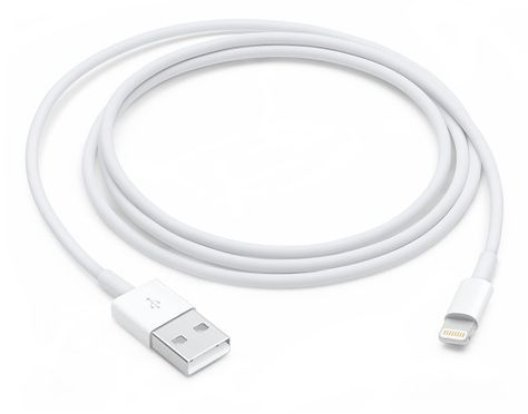 Кабель Apple MQUE2ZM/A Lightning (m) USB A(m) 1м белый