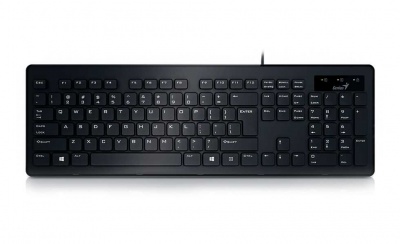 Клавиатура Genius SlimStar 130, Чёрная, USB, RU