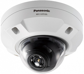 Видеокамера IP Panasonic WV-U2532L 2.9-7.3мм цветная корп.:белый
