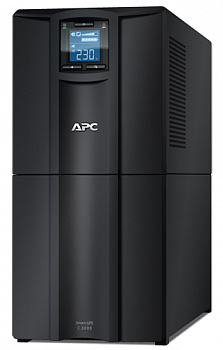 Источник бесперебойного питания APC Smart-UPS SC, Line-Interactive, 3000VA / 2100W, Tower, IEC, LCD, USB