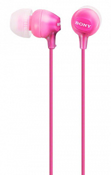 Наушники вкладыши Sony MDR-EX15LP 1.2м розовый проводные в ушной раковине (MDREX15LPPI.AE)