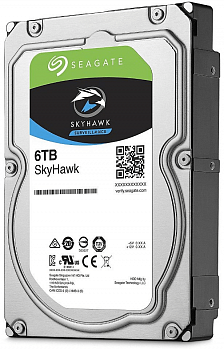 Накопитель на жестком магнитном диске Seagate Жесткий диск HDD 6TB Seagate SkyHawk ST6000VX001 3.5" SATA 6Gb/s 256Mb 5400rpm