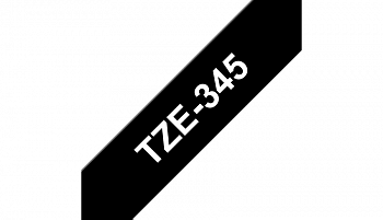 Лента Brother ламинированная TZe-345 (18 мм бел/черн, аналог TZ-345)