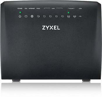 ZYXEL VMG3925-B10B Dual Band Wireless AC/N VDSL2 Combo WAN Gigabit Gateway VDSL2 profile 17a over POTS Gateway, GbE WAN, 4GbE LAN, 1 USB 2.0, WiFi 11n 2.4GHz 300Mbps , 5GHz 11ac 1.3Gb, EU+UK STD version