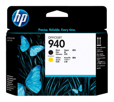 Печатающая головка HP C4900A black/yellow для Officejet Pro 8000/8500/8500a (плохая упаковка)