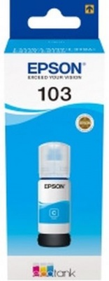 Картридж струйный Epson 103C C13T00S24A голубой (7500стр.) (65мл) для Epson L3100/3110/3150