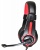 Наушники с микрофоном Оклик HS-L200 черный/красный 2.2м накладные оголовье (Y-819)