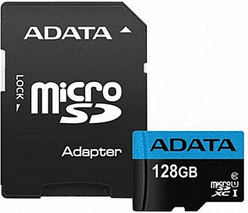 ADATA 128GB microSDXC UHS-I class10 with SD adapter