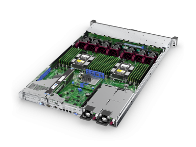 DL360Gen10 4210 (2.2GHz-10MB) 10-Core (2 max) / 1x16GB (DDR4-2933) RDIMM / P408i-a (2Gb) FBWC / HP-SAS/SATA (8/8 SFF max) / 4 RJ-45 / 1(2) 500W HotPlug RPS Platinum Halogen / 3-3-3 war